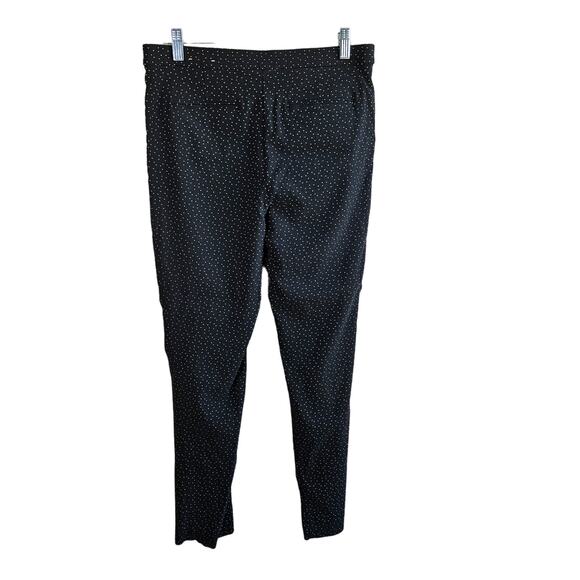 Anne Klein Black White Polka Dot Career Wear Pants Dressy Size 8 Business - Picture 2 of 10